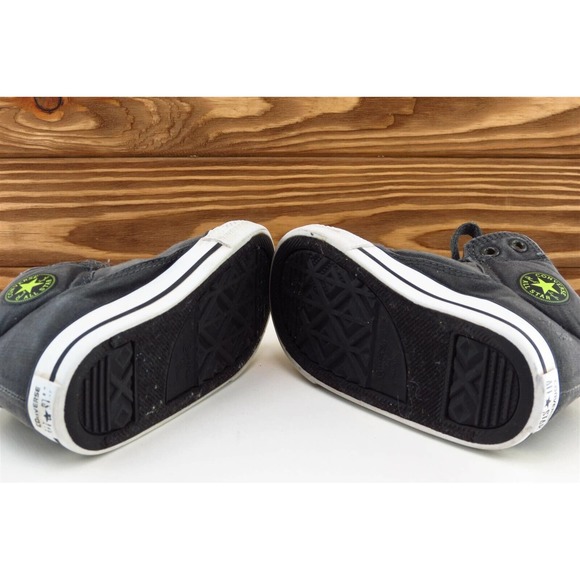 Converse all Star Toddler Boys 7 Medium Gray high top Fabric 6c1504m88 - Picture 6 of 6